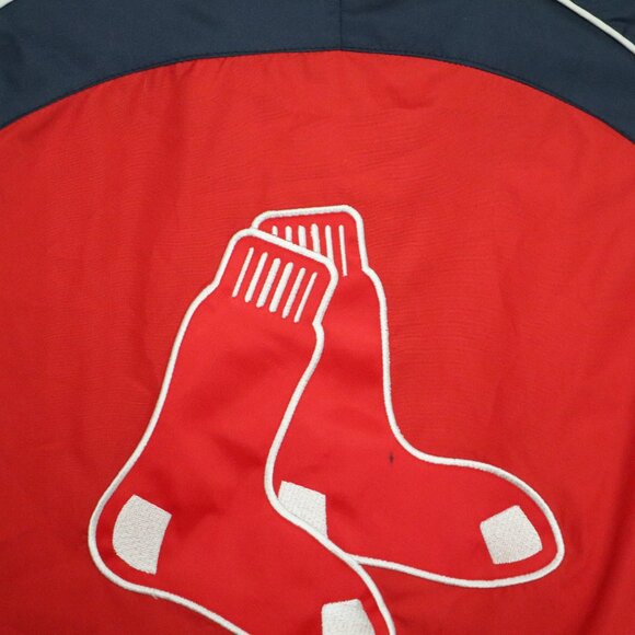 MLB Boston Socks Men's Hoodie/Windbreaker Size L Pockets. - Picture 5 of 8